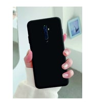 Oppo Reno 2z Kılıf Kamera Korumalı Silikon Rubber Arka Kapak (Siyah)