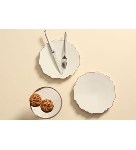 Porland Tide Platin Düz Tabak 27 cm 04ALM007289