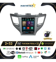 Hyundai Tucson Tesla 2016-2018 Model 2GB + 32GB Kablosuz Carplay Navigasyon Multimedya Sistemi