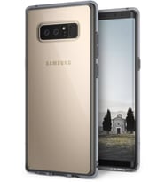 Ringke Fusion Galaxy Note 8 ile Uyumlu KIlıf Smoke Black