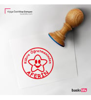 Kişiye Özel Kitap Damgası Kitap Mührü Kaşe Kitap Mühür Özel Damga 271