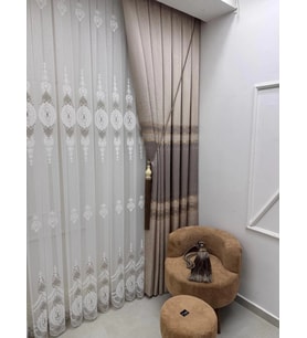 NİVEMESHOME MASAL 1/3 SIK PİLELİ TÜL PERDE APM