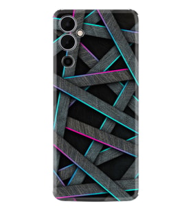 Tecno Pova Neo 2 Kılıf Silikon Desen Özel Seri Gri Zigzag 1706