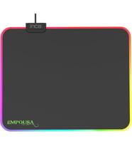 INCA IMP-024T EMPOUSA RGB 7 LED MEDIUM MOUSEPAD (320X270X3MM),12 Farklı Değişebilen Dokunmatik Işık Efekti,Hızlı Kayan Yüzey, Kaymaz Kauçuk Taban