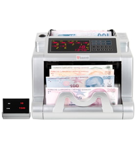 Baove GB8100 Karışık Para Sayma Makinesi - Sahte Para Yakalama + Müşteri Ekranı