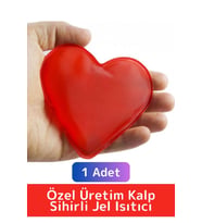 Özel Üretim Kalp Şeklinde El Isıtıcısı Kamp Gündelik Kullanım Sihirli Jel Isıtıcı Cep Sobası 1 Adet