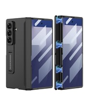 Galaxy Z Fold 7 Kılıf M-Magnet Kamera Çıkıntılı Koruma Kılıf (Lacivert)