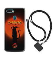 Oppo A5S A15 A16 A54 A55 A73 A74 Kılıf Boyun Askılı Silikon Catrudo 1679