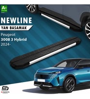 S-Dizayn Peugeot 3008 3 Hybrid NewLine Krom Yan Basamak 183 Cm 2024 Üzeri A+ Kalite