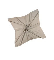 Mısırlı Eşarpları Queen Krep Düz Renk Eşarp 110x110 Cm (Koyu Bej)