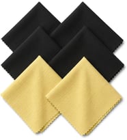 Lexroo 6'lı Mikrofiber Ekran ve Gözlük Temizlik Bezi Seti 15x18 cm