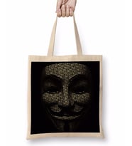 V For Vendetta We Don't Bez Çanta Uzun Saplı
