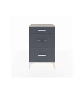 Arges Komodin 3 Çekmeceli 60x30x96 Aytaşı-Antrasit