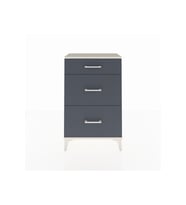 Arges Komodin 3 Çekmeceli 60x30x96 Aytaşı-Antrasit