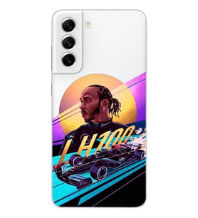 Samsung Galaxy S22 Uyumlu Lewis Hamilton Tasarımlı Şeffaf Telefon Kılıfı