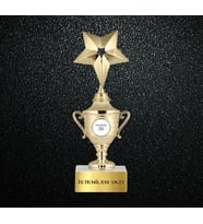 Yıldız Figürlü Kişiselleştirilebilir Kupa (Gold)