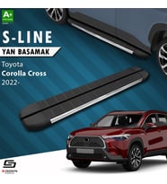 S-Dizayn Toyota Corolla Cross S-Line Krom Yan Basamak 183 Cm 2022 Üzeri