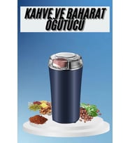 Kahve ve Baharat Öğütücü Kolay Temizlenebilir Paslanmaz Çelik Taşınabilir