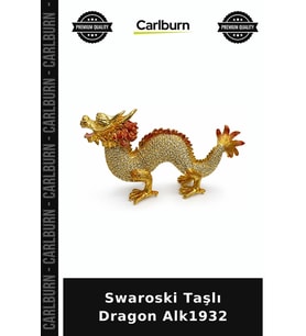 Özel Üretim Işıltılı Estetik Aksesuar Swaroski Taşlı Dragon Alk1932