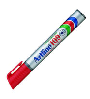 Artline 109 Permanent Markör Kesik Uç:2,0-5,0mm Kırmızı 
