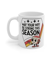 Strong WiFi Season Coffee Mug  - Komik Hediye Kupa  Ofis Arkadaşına Harika Hediye