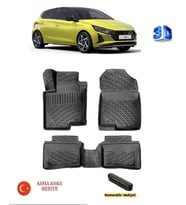 Hyundai i20 2020 Sonrası Uyumlu 3D Havuzlu Paspas ASMA KOKU VE NUMARATÖR HEDİYELİ