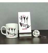 Ritmik Jimnastik Öğretmeni Üçlü Set (Kupa + Telefon Standı + Anahtarlık)