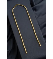 Hematit Doğal Taş Parlak Altın Sarı 4x8mm Dizi