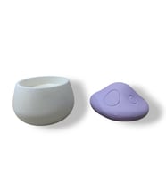 Mantar İçinde Soya wax Mum -Doğal Mum (Lila)