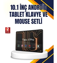 Klavye Kalem Mouse Dahil Android Tablet Uzun Pil Ömürlü