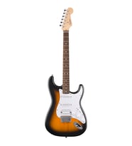 Squier 0379630503 Debut Stratocaster HSS Sabit Köprü Gitar (2-Color Sunburst) Sabit Köprü (Hardtail) Sunburst Renk ve Başlangıç Dostu Sap