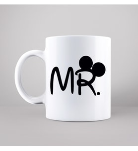 Mickey Mouse Sevgili Çift Tasarımlı Kupa