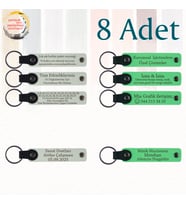Beyaz & Fıstık Yeşili, Matematik Öğretmeninden Karne Hediyesi, 8’li Set, Kişisel Mesajlı Hediyelik