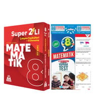 Örnek Akademi 8.Sınıf Süper İkili Matematik Seti ve Evrensel Yaprak Test Seti 2 Kitap