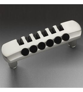 Schaller SC-12070700 Elektro Gitar Kuyruğu (Saten İnci)  İnce Ayarlı Fiksli Köprü Modern Mat