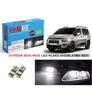 Citröen Berlingo 2023 Sonrası LED Plaka Aydınlatma Ampul Seti FEMEX Parlak Beyaz