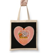 Cute Koala Cupcake Bez Çanta Uzun Saplı