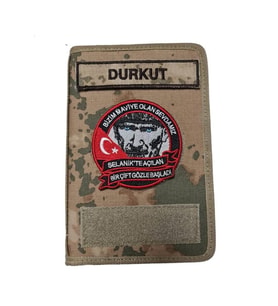 Kamuflaj Ajanda Defter Kabı Kamuflaj Organizer Kalemlik Jandarma (KAMUFLAJ KAHVE)