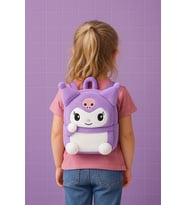 Sevimli Karikatür Kuromi Peluş Çanta Kızlar İçin Çanta Sırt Çantaları Kawai (Y. Mor)