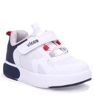 Vicco Babil 346B26Y130 Beyaz Lacivert Ortopedik Günlük Işıklı Erkek Çocuk Spor Ayakkabı