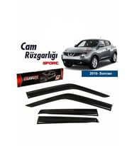 Nissan Juke Mugen Cam Rüzgarlığı 2010 sonrası 4'lü Sunplex (Beyaz)