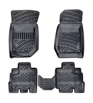 Jeep Wrangler Rubicon Jk 4 kapı 3D havuzlu paspas 2006-2017 arası Rizline (Siyah)