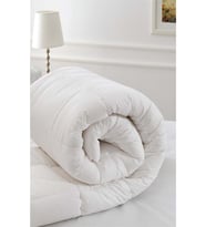 Özdilek Ranforce (%100 Pamuk Kumaş) Battal Boy Çift Kişilik (King Size) Yorgan (215x235)-Beyaz