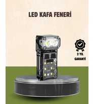 3’ü 1 Arada LED Far Şarj Edilebilir Sensörlü Manyetik 10 Saat Kullanım