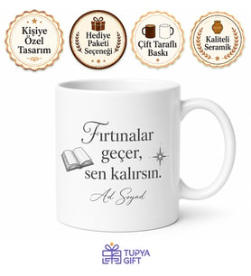 Sınav Stresi Yaşayan Lise Öğrencisine Motivasyon Kupası Hediye Bardak