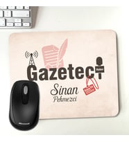 Kişiye Özel Gazetecilere Hediye İsme Özel Mousepad