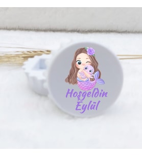 Hayaller Dükkanı 30 Adet Deniz Kızı Kapak Açacak Uv Baskılı Erkek Bebek Magnetleri