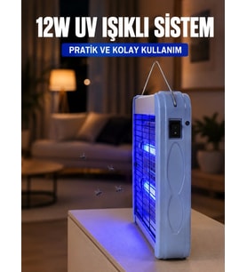 12W UV Böcek Öldürücü Lamba Elektrikli Sinek Sivrisinek Öldürücü Asılabilir