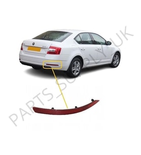 Vw Octavia 2013- Tampon Reflektörü Arka Sağ  (Oem No:5E5945106A)