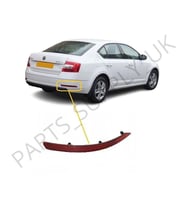 Vw Octavia 2013- Tampon Reflektörü Arka Sağ  (Oem No:5E5945106A)